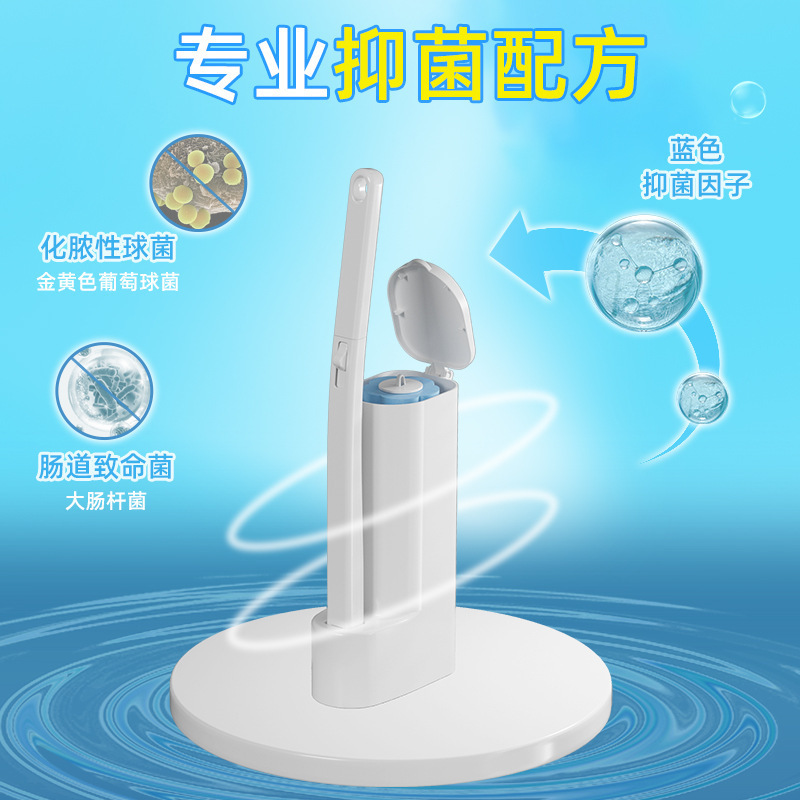 家庭用使い捨てトイレトイレの汚れ除去洗浄多機能交換ヘッド投げ式トイレブラシ|undefined