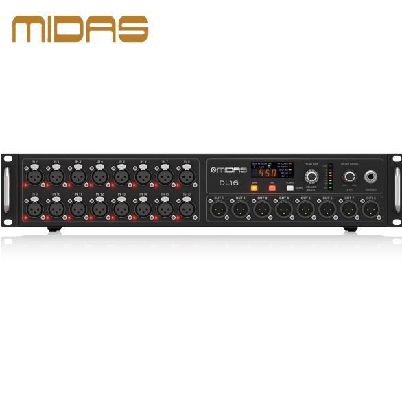 迈达斯 MIDAS DL16 DL32接口箱数字调音台接口箱录音扩声多轨