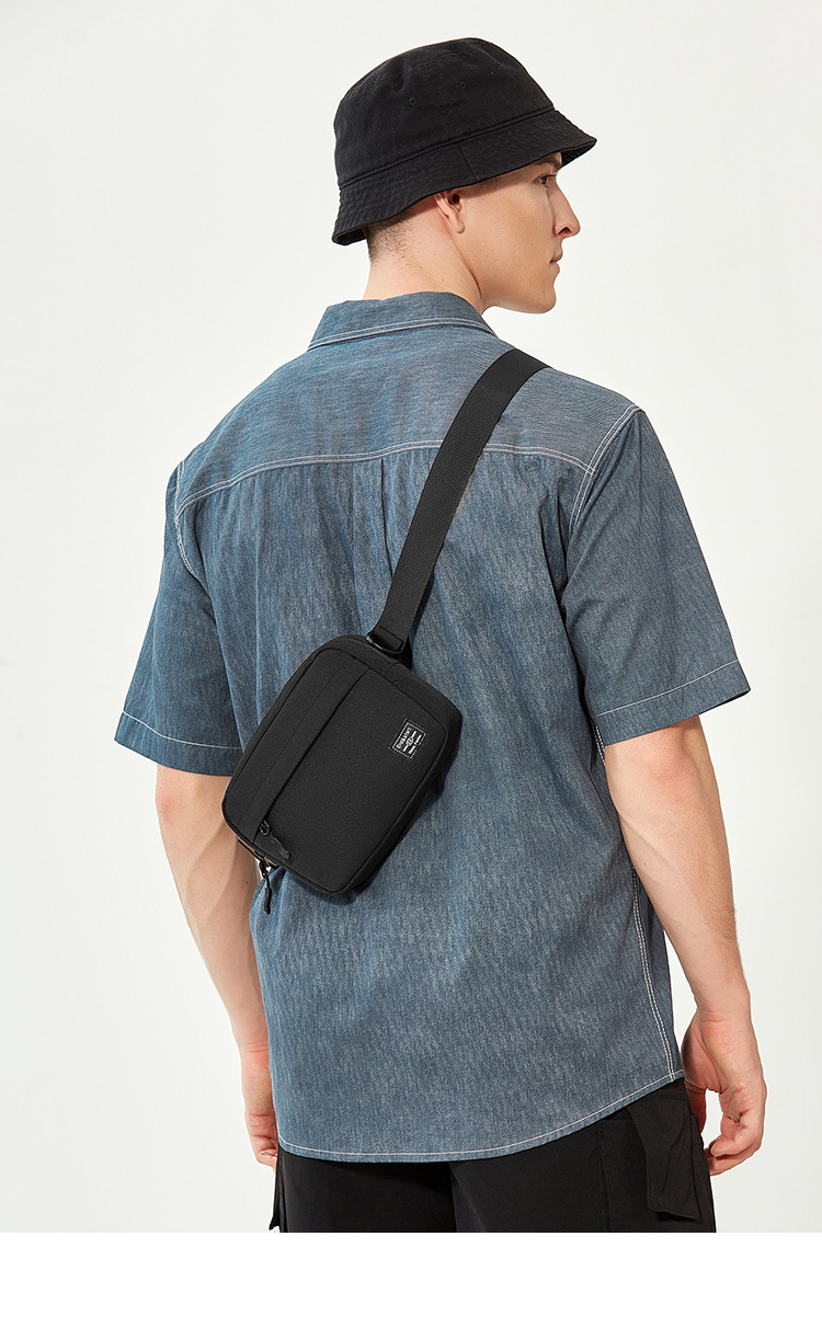 Umhängetasche für Herren, Neuankömmling, Top-Qualität, wasserdichte Brust-/Reise-Umhängetasche aus Oxford-Stoff, lässige kleine Tasche_voghion.com