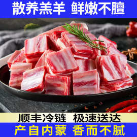 锡盟草地羊肉新鲜羊排内蒙古原切滩羊羊肋条羊腿肉散养羔羊