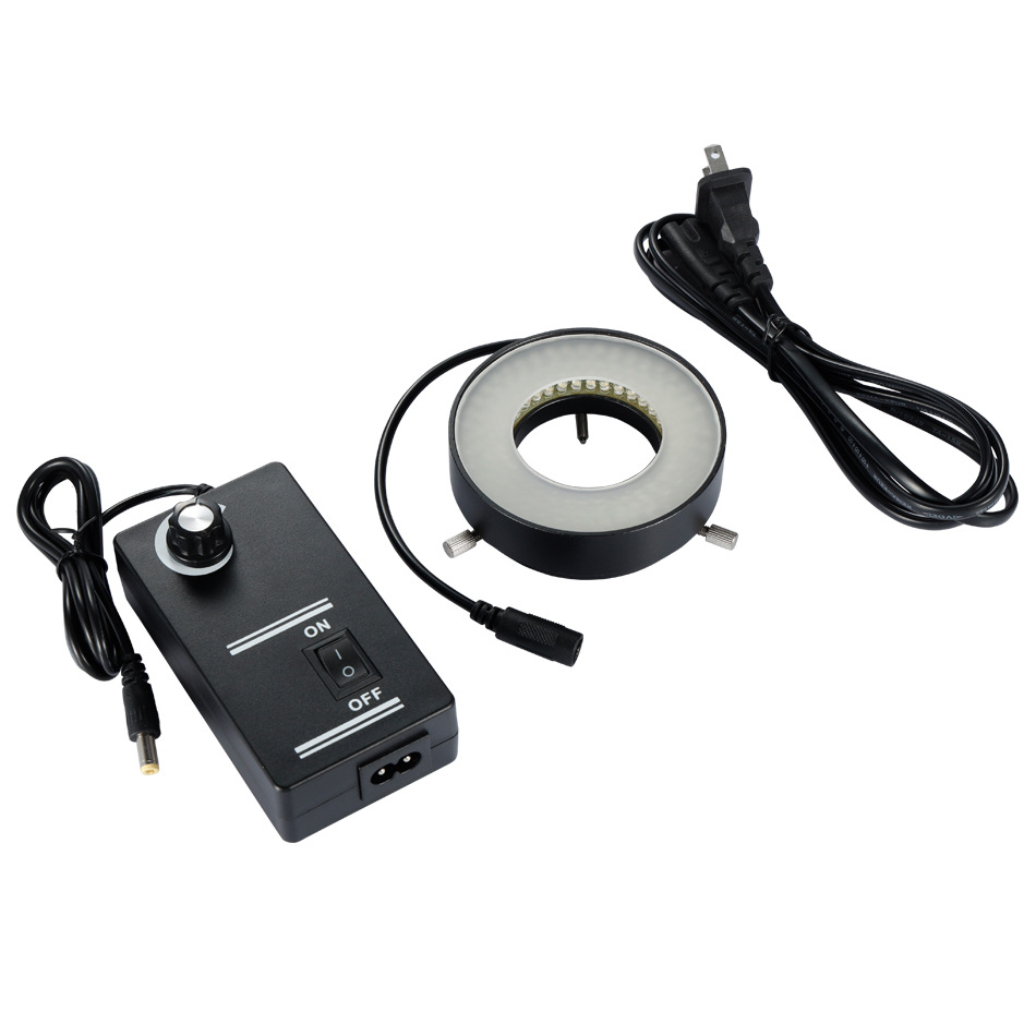 北银狐152颗灯珠高亮度LED环形光源工业显微镜相机镜头照明灯