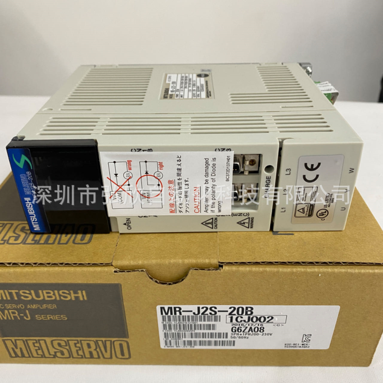 全新原装三菱伺服电机 MR-J2S-20B 200W伺服驱动器现货包邮