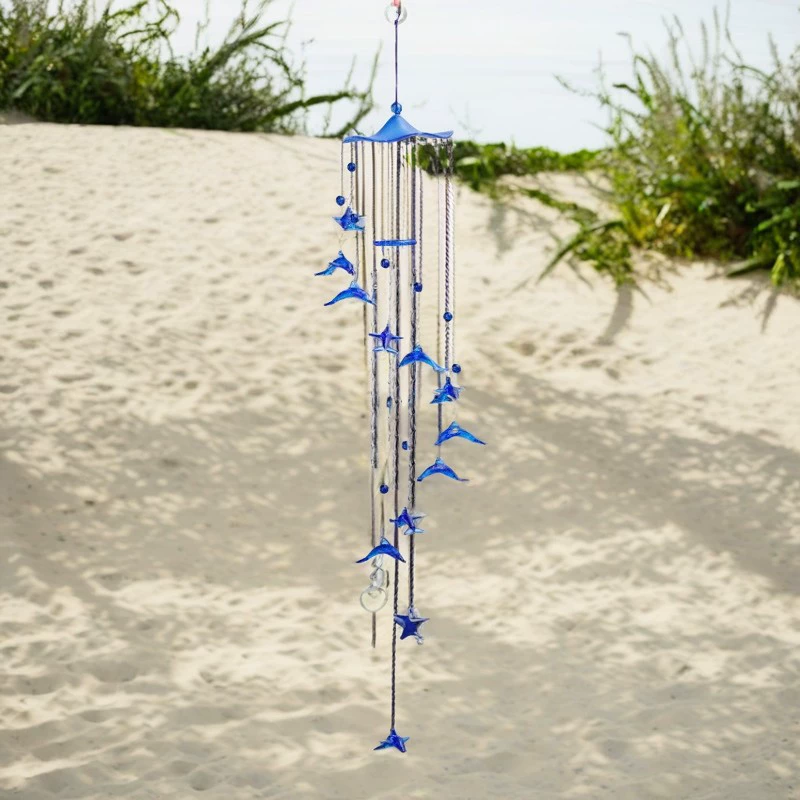 Творческий дельфин любовь колокольчик из алюминиевой трубы металлический колокольчик