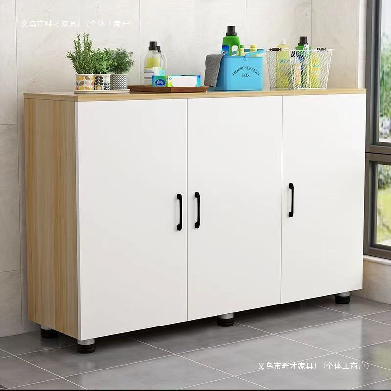 Balcony cabinet storage cabinet, home bedroom bay window cabinet, sun-proof large-capacity miscellaneous cabinet, all-in-one