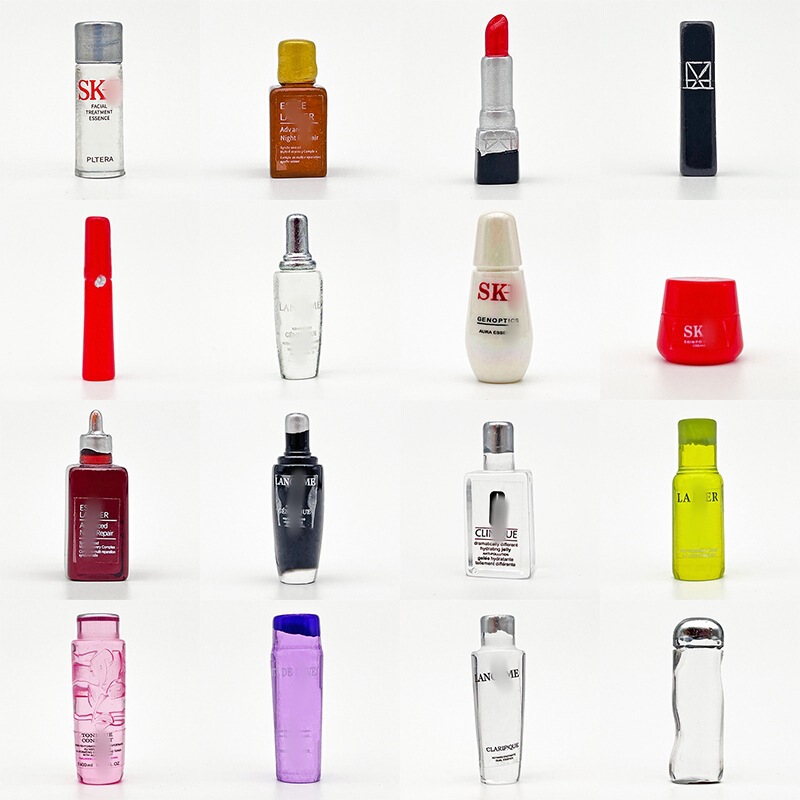 Cosmetics Mini Artificial Doll House Handmade DIY Material Miniature Food Toy Resin Small Bottle Cream Glue Accessories