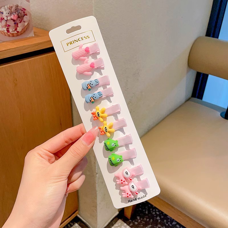 婴儿汗毛夹女宝宝发夹不伤发胎毛夹夹子头饰儿童婴幼儿发量少发卡|undefined