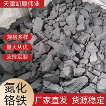 氮化铬铁Cr55-65金属铬10-50 10-80毫米粒度合金添加剂炼钢铸造