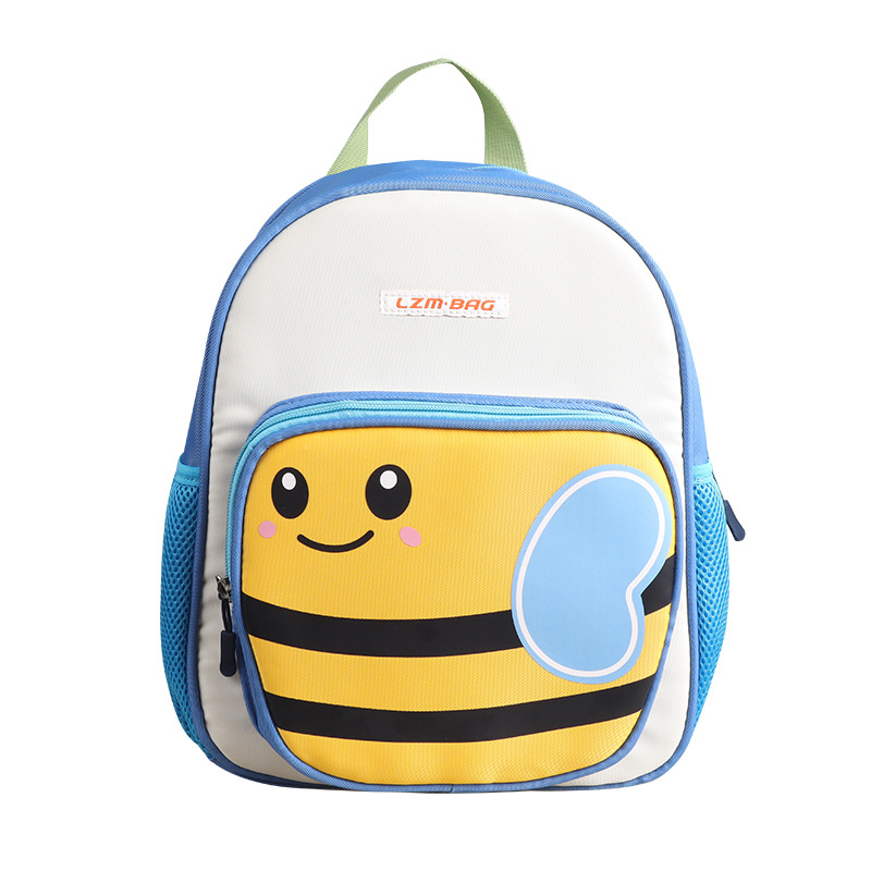 Cartoon japonés abejas, mochila para niños y niñas, bonita mochila para bebés, mochila para niños, viaje ligero