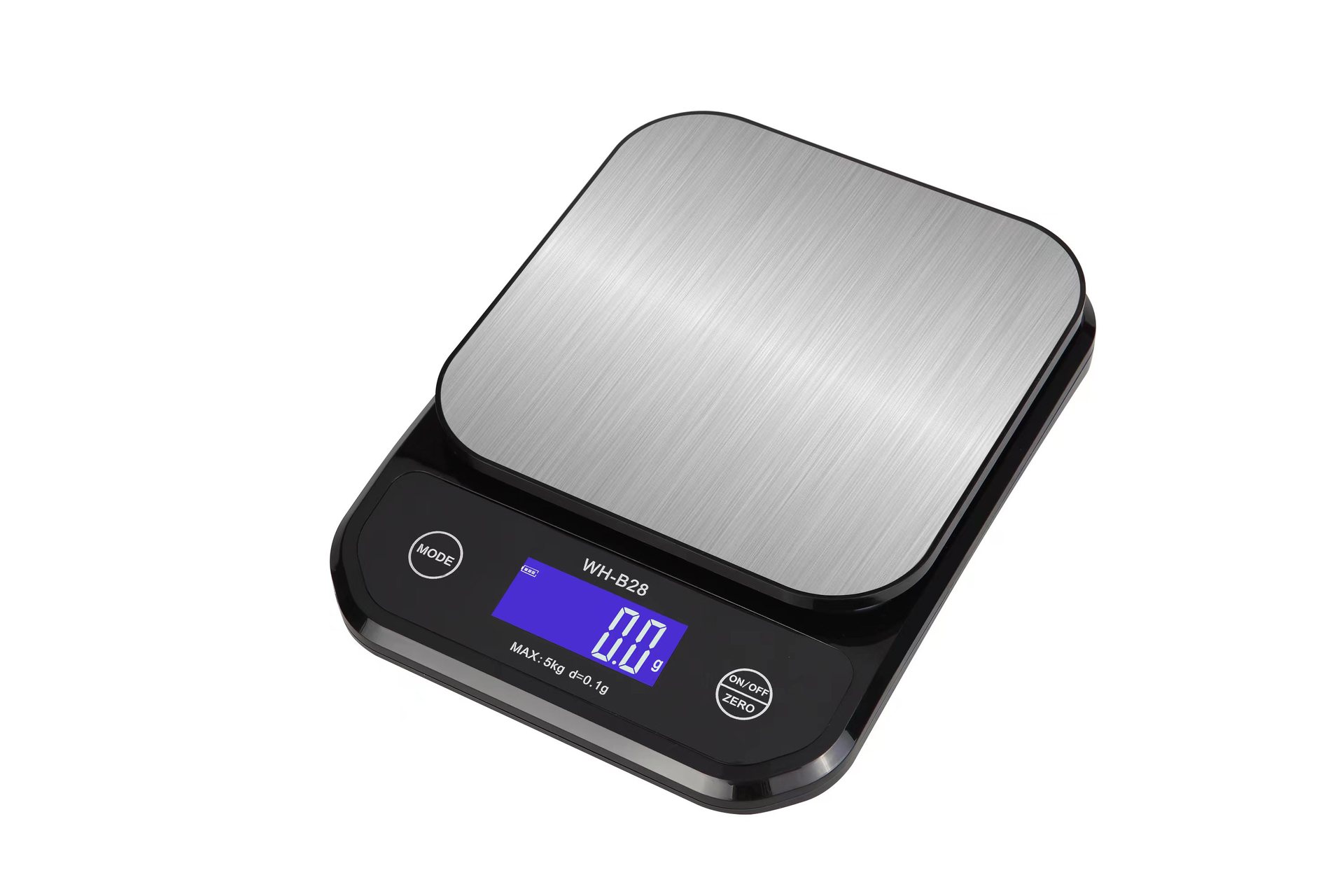 2024 escala de cocina eléctrica de carga a prueba de agua 10kg / 1g escala de cocina eléctrica