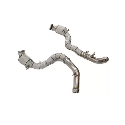 Suitable for Mercedes-Benz AMG GLE63 AMG W166 C292 5.5T with catalytic downpipe and heat shield
