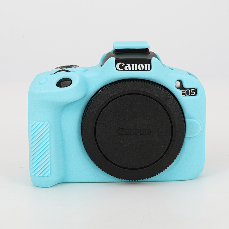 Aplicable a Canon EOS R50 cámara cubierta de silicona R50 micro una sola cámara cubierta protectora bolso de fotografía cubierta de caja suave