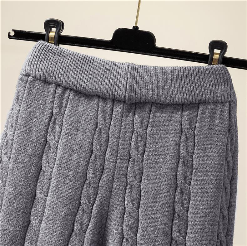 Women's Clothing style age reducing suit for women, lazy style sweater, wide leg pants, vest jacket, new style, street style three piece suit_voghion.com