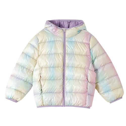 2024 New Korean Style Children's Down Jacket Lightweight Winter Coat for Girls, Baby Down Jacket, Warm Winter Outfit for Kids