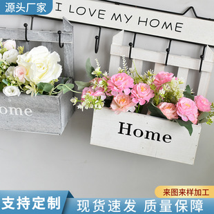 Pastoral Hanging Wall Hanging Flower Pot Flower Rack Wall Decoration Decoration Creative Hanging Flower Basket Wall Hanging Wall Decoration Flower Rack Pot
