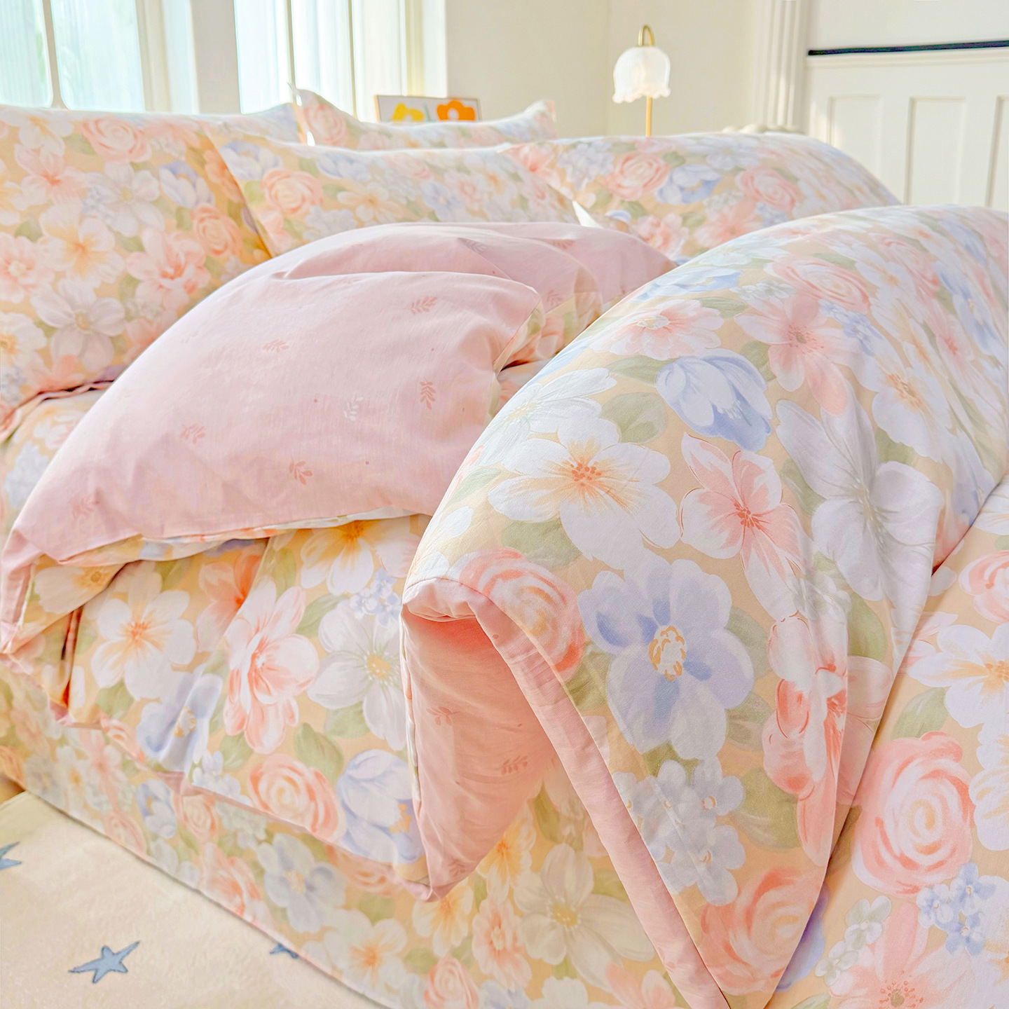 Ay glaze floating light-[cotton] / 150*200CM single quilt cover
