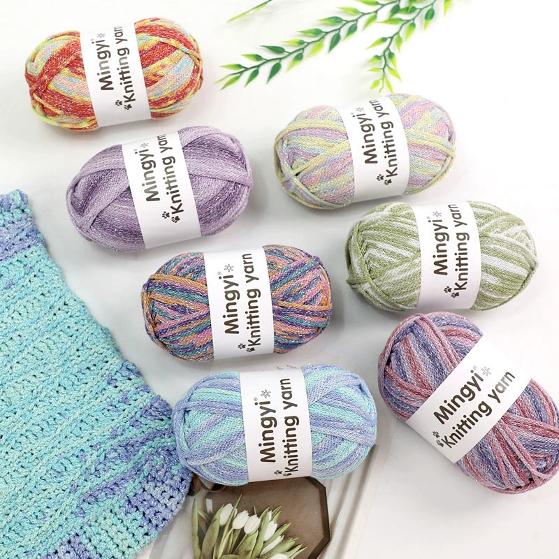 Woven rainbow crochet handmade, DIY, 2.5mm
