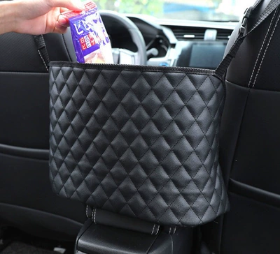 Multifunctional seat car storage box, hanging bag, storage accessories, car interior decoration, trash bag for behind the seat (Car storage bag/box) - no-pocket-version