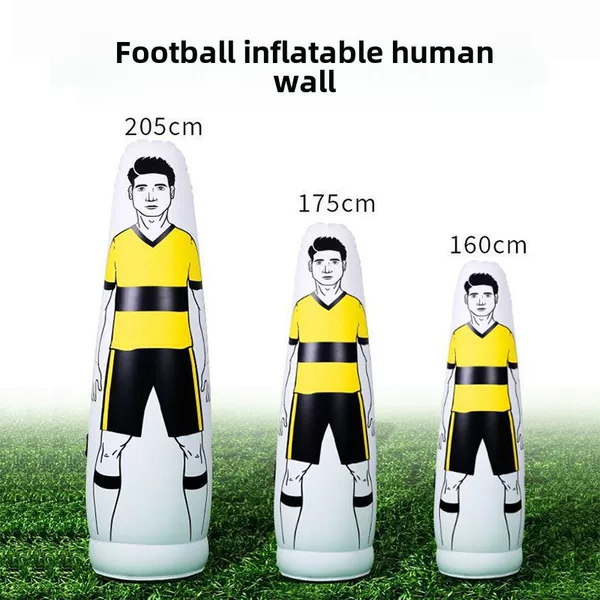 Cross-Border Inflatable Soccer Wall Training Dummy Obstacle Soccer Training Auxiliary Equipment Free Kick Dummy Wall
