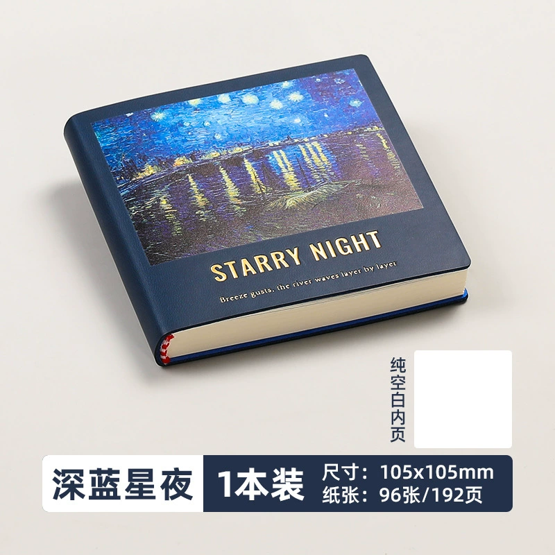 Small book for traveling, square laptop, notebook