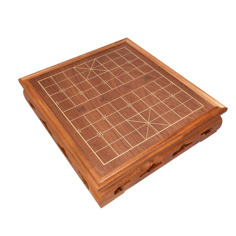 Yusheng ir ajedrez de caoba de doble cara mesa de Ajedrez de doble uso Yunzi traje de estatua