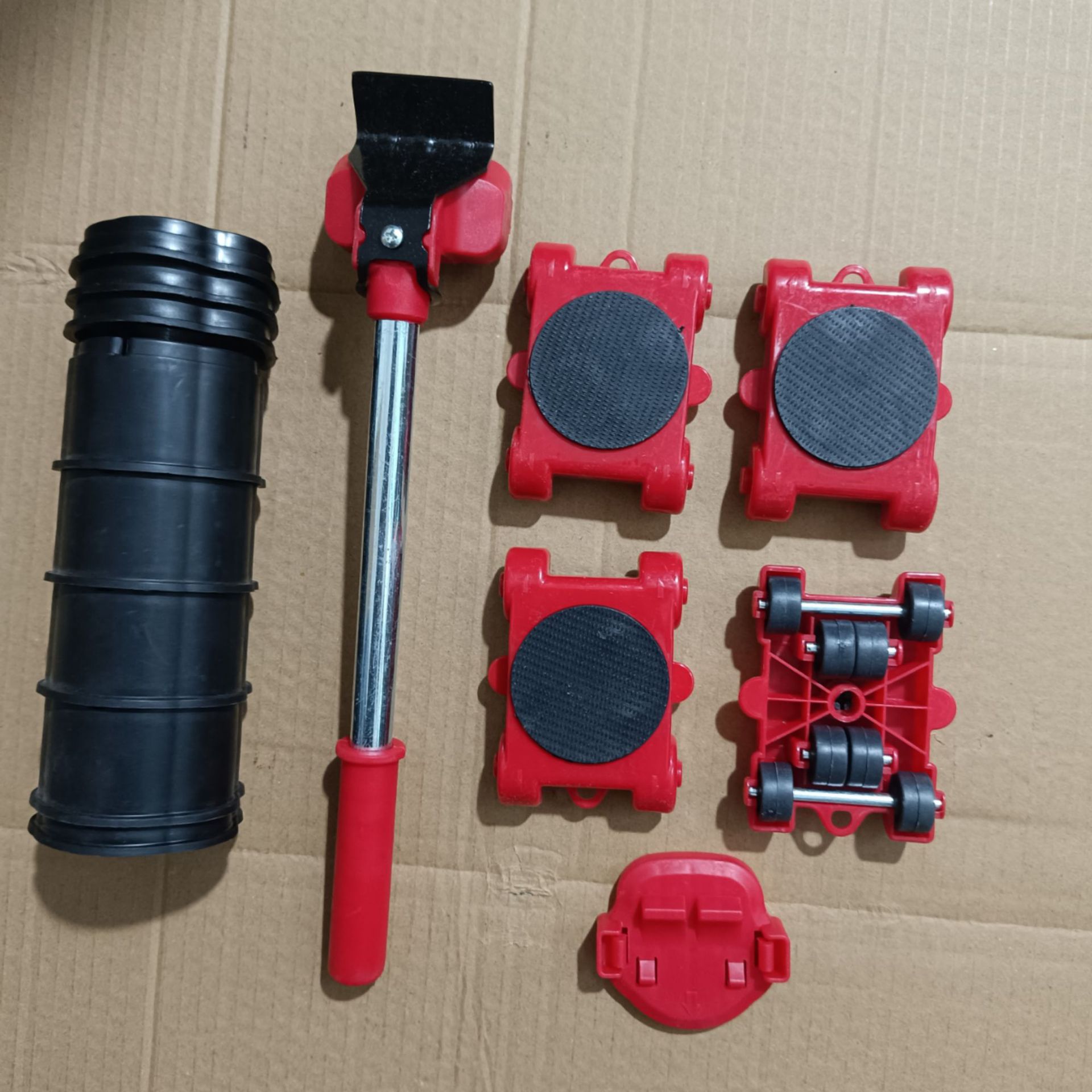 厂家跨境14件套脚轮便捷搬家器 重物搬运器 万向滑轮移动搬家工具