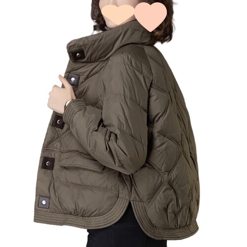 chanel style down cotton coat for women's new short winter dress fashionable Western-style light and light mother's small warm coat