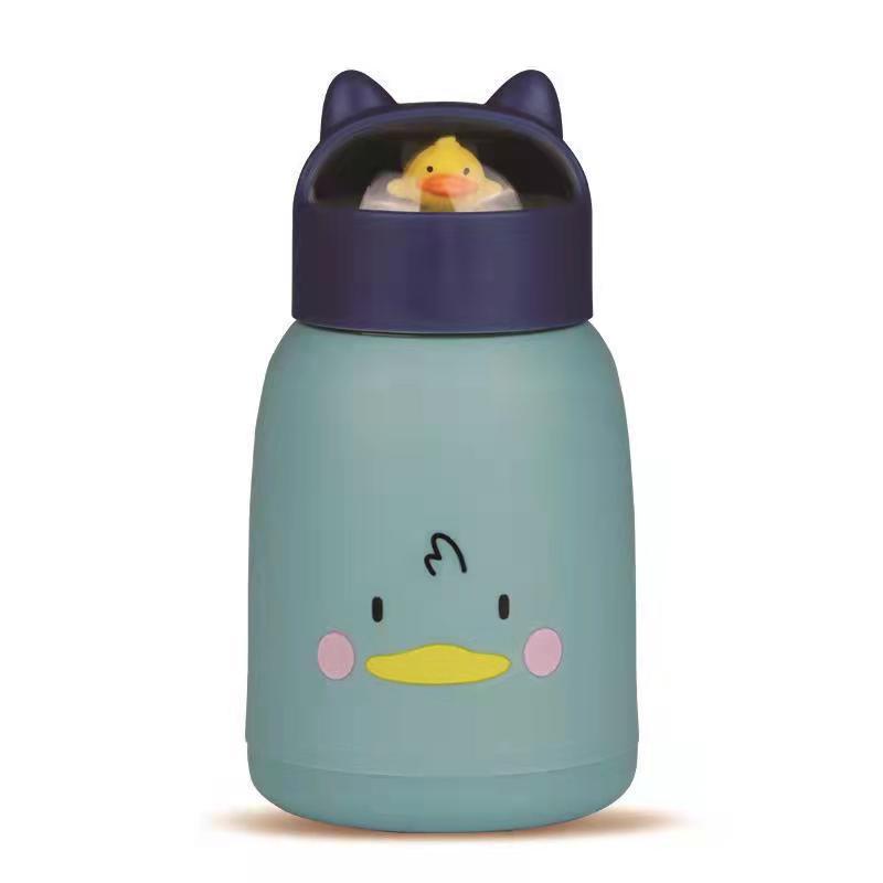 New Cute Pet Water Cup Korean Style Student Cute Animal Water Cup Floor Push Department Store Portable Handy Glass Cup Printing