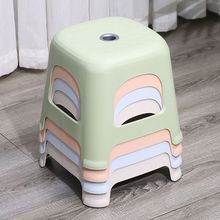 塑料小凳子家用加厚成人矮凳浴室洗澡防滑凳客厅茶几收纳凳换鞋凳