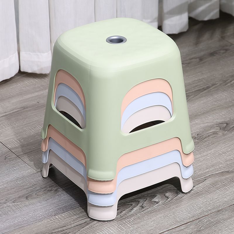 塑料小凳子家用加厚成人矮凳浴室洗澡防滑凳客厅茶几收纳凳换鞋凳