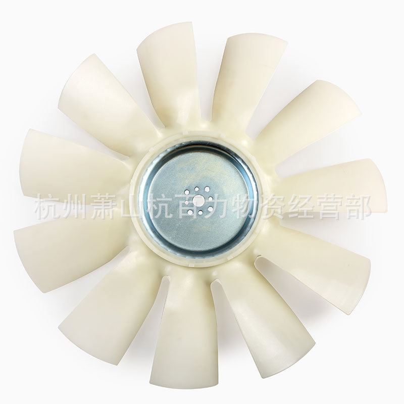 适用现代R335-7挖掘机风扇叶 8孔11叶