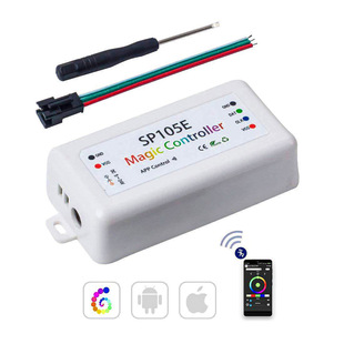 Sp105E Bluetooth App Controller Supports 16 Types of Ics Symphony Apa102 Smart Home Symphony Control