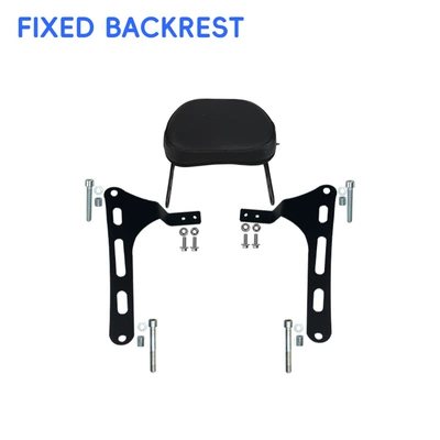 Motorcycle bumper crash bars, anti-fall bumpers, foldable - fixed-backrest