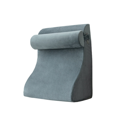 Memory foam bedside cushion with large backrest for pregnant women after surgery, pillow for the elderly on the bed, couple pregnancy cushion, nap triangle cushion