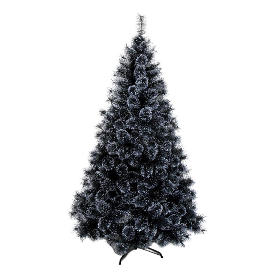 Hong Kong Heng 1,5 m negro aguja de pino árbol plata láser polvo de cifrado aguja de pino árbol de Navidad 1,8 m automático árbol de Navidad