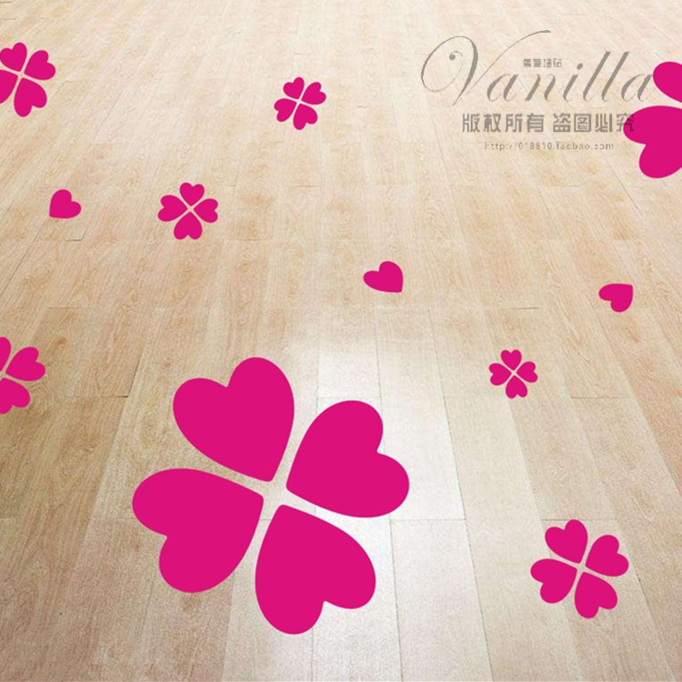 Waterproof Self -Stars Love Circles Circle Dot covering floor tile…
