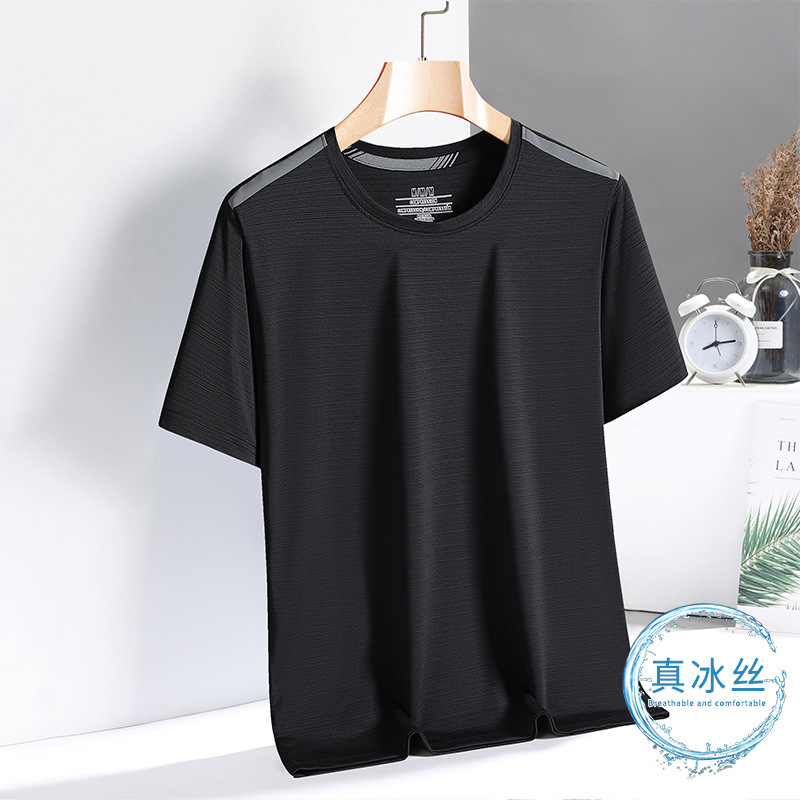 Summer thin breathable quick dry solid color sports travel elastic…