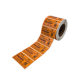 Color coated paper adhesive label paper waterproof oil-proof non-adhesive bar code sticker printing anti-counterfeiting easy to tear open