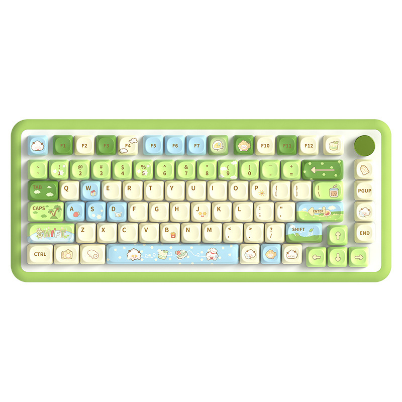 Keyyu Laiyangyang オリジナルキーキャップ PBT 完全 5 面昇華カスタマイズされた適応メカニカルキーボードキャップ|undefined