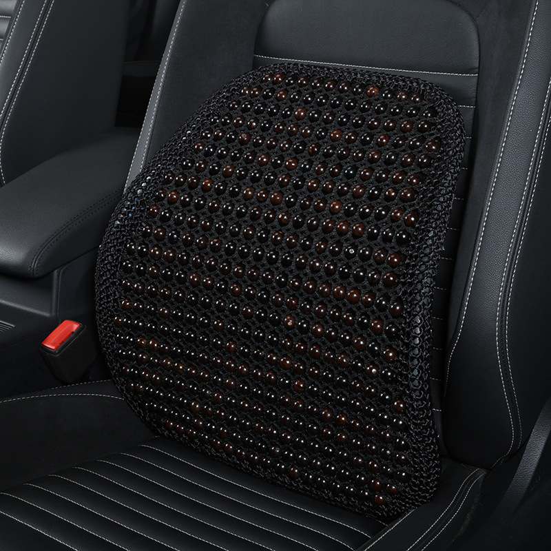 Car waist support summer hand-woven ice silk waist support car backrest waist pillow office chair waist protection sedentary waist cushion pillow