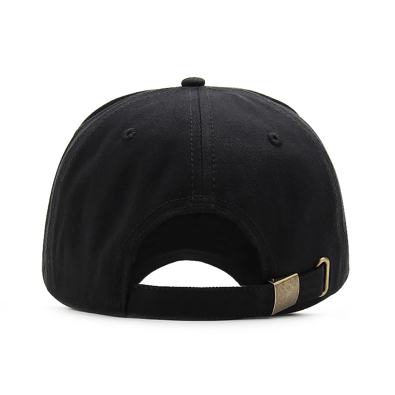 高い帽子の男性の大きいサイズの野球帽の秋の大きい頭の周りの刺繍の純綿のアヒルの舌の帽子の潮は顔の小さい日よけの帽子を現します。