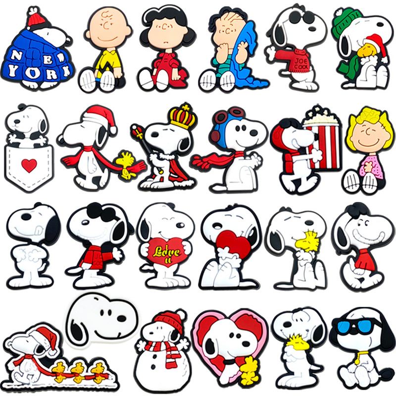 Cartoon Snoopy Shoe Charms, Snoopy Shoe Charms, Clogs Accessories, Shoe Buckles