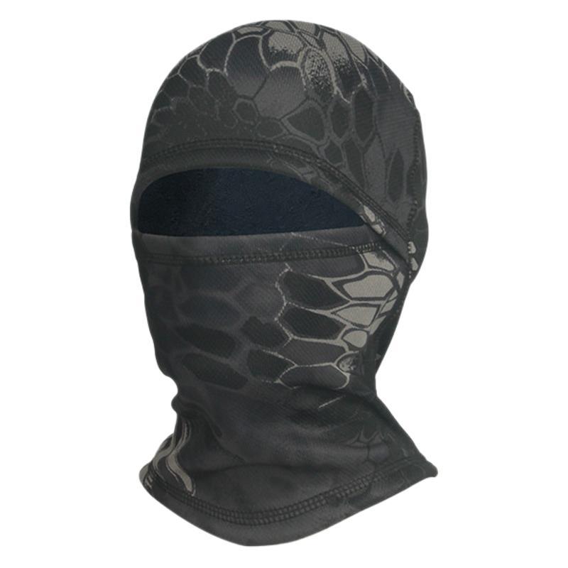 Otoño y invierno de veludo calentamiento grueso gorra deportiva al aire libre sombrero de esquí de bicicleta a prueba de viento sombrero frío camuflaje máscara gruesa