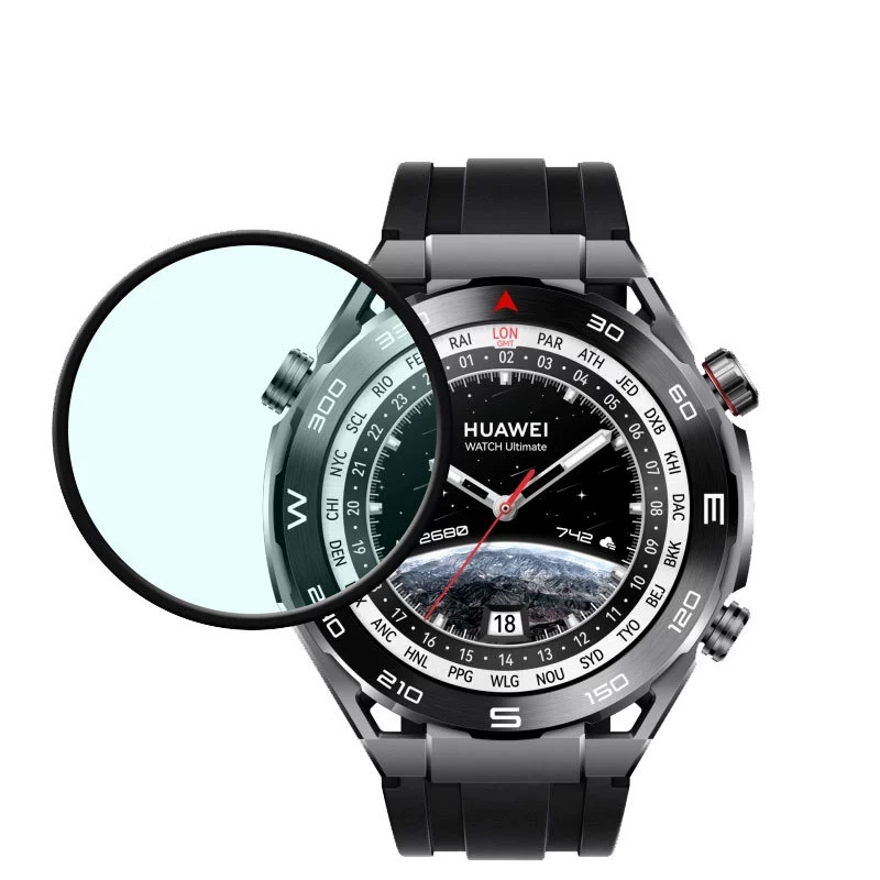 Совместимо с Huawei Watch, ультра-четкое защитное стекло на часы Watch4 Pro, горячий изгиб, полное покрытие экрана, защитная пленка