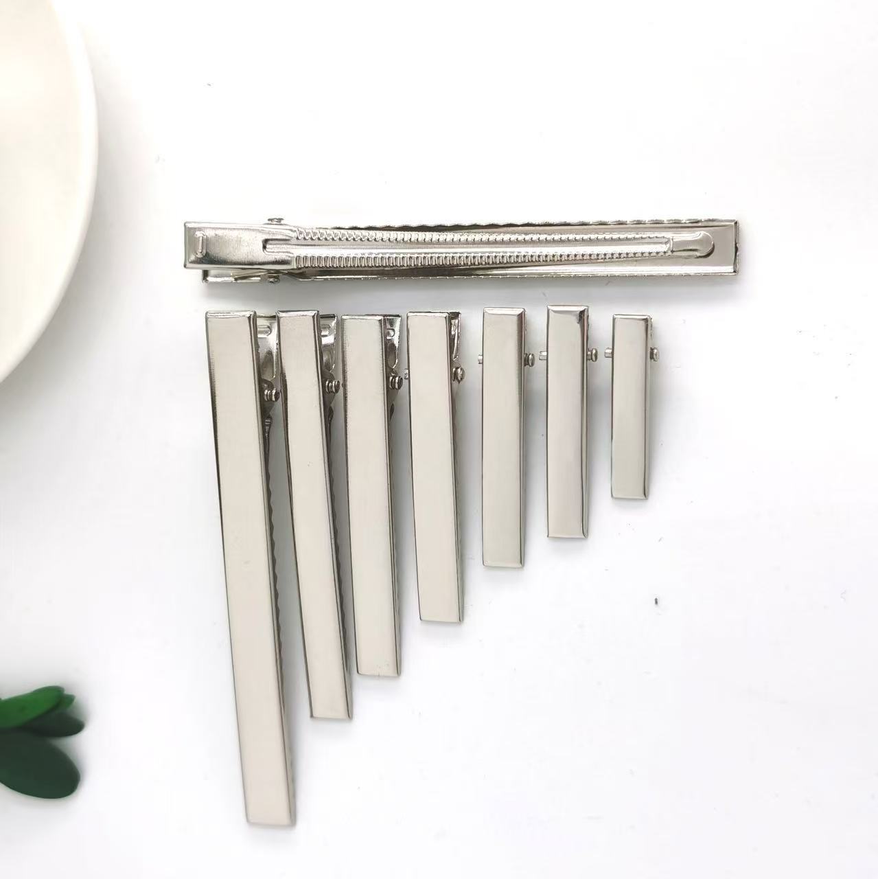 Duckbill clip accessories DIY hairpin material hairpin hairpin children's hairpin crocodile clip iron hairpin square clip