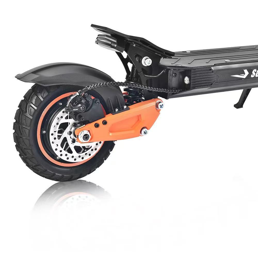 Cross-Border New Hot-Selling 48V Lithium Battery Off-Road Tire Electric Scooter, Foldable Two-Wheeled Adult Folding Mobility Vehicle