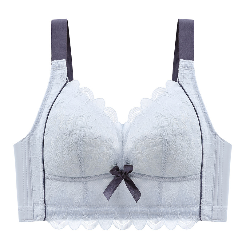 Sujetador ajustable de mujer soporte superior grande anti-flacidez sujetador de mama ropa interior inalámbrica empuje hacia arriba pequeño pecho especial