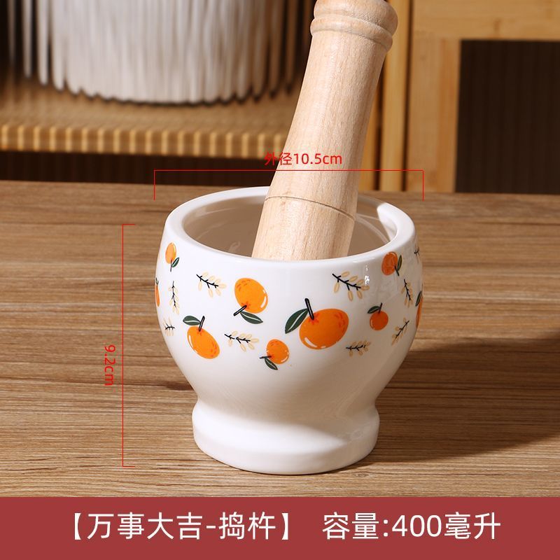レトロな厚みのあるガーリックミル、蓋付き手押しガーリックミル、蓋付き業務用ガーリックミル、磁器ガーリックミル|undefined