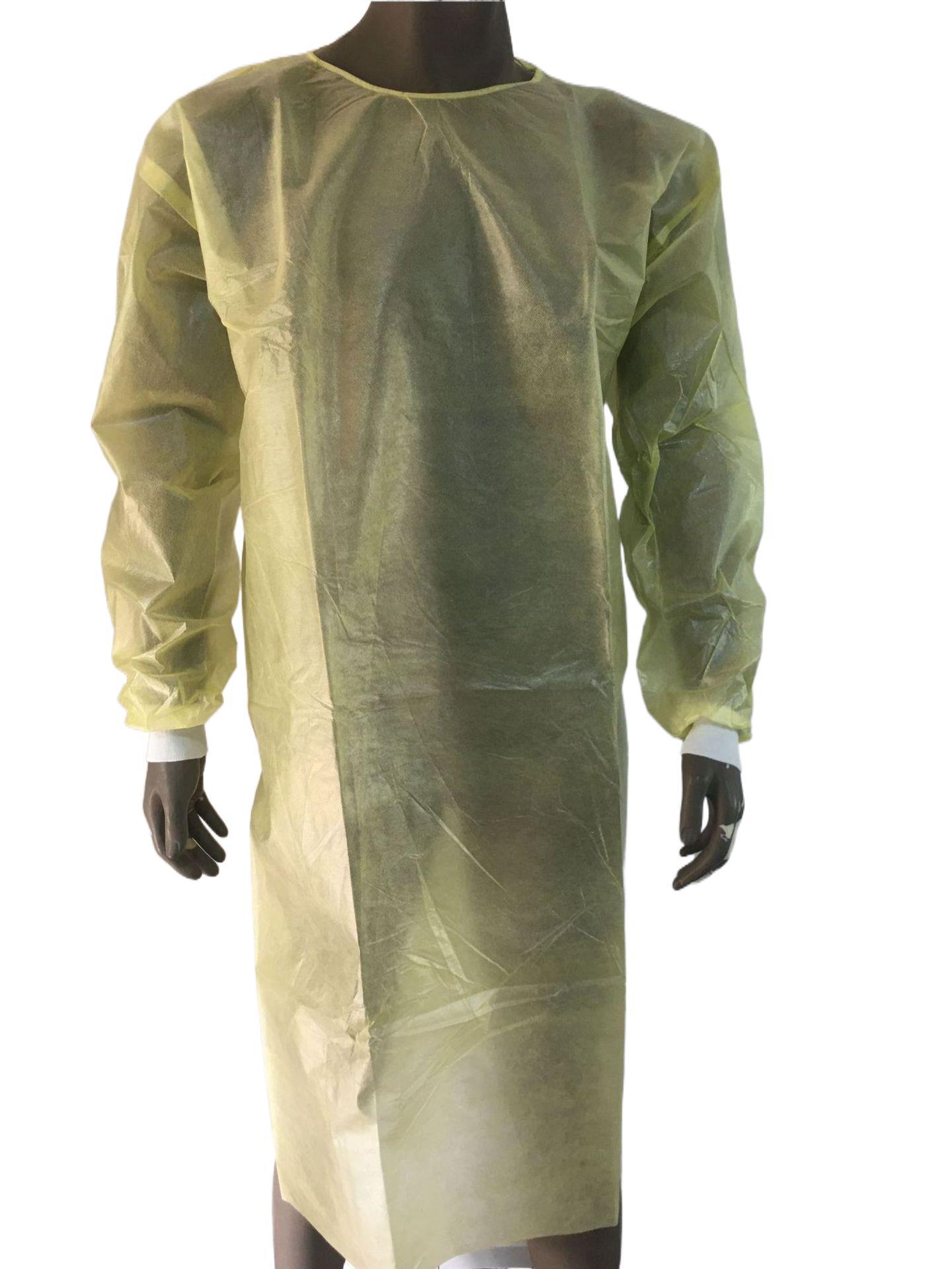 一次性无纺布PP+PE淋膜隔离衣隔离服 现货防护服手术衣手术服