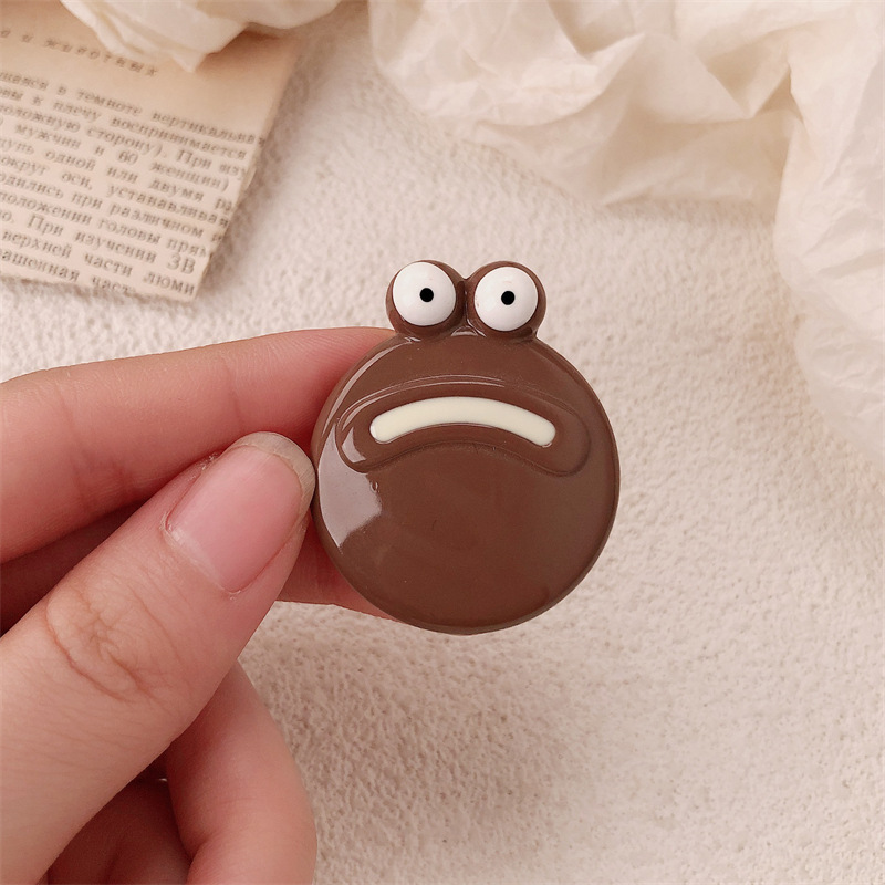 Clip de germinación fea boca de salchicha caricatura extraña muñeca fea niña adorable ins clip de pelo frisa clip de borde roto adornamiento para el pelo