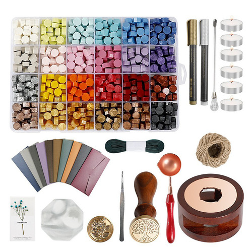 Suidisi fire paint seal complete set wholesale 24 color aircraft box fire paint wax particle set fire paint seal kit